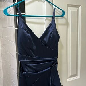 Navy blue dress